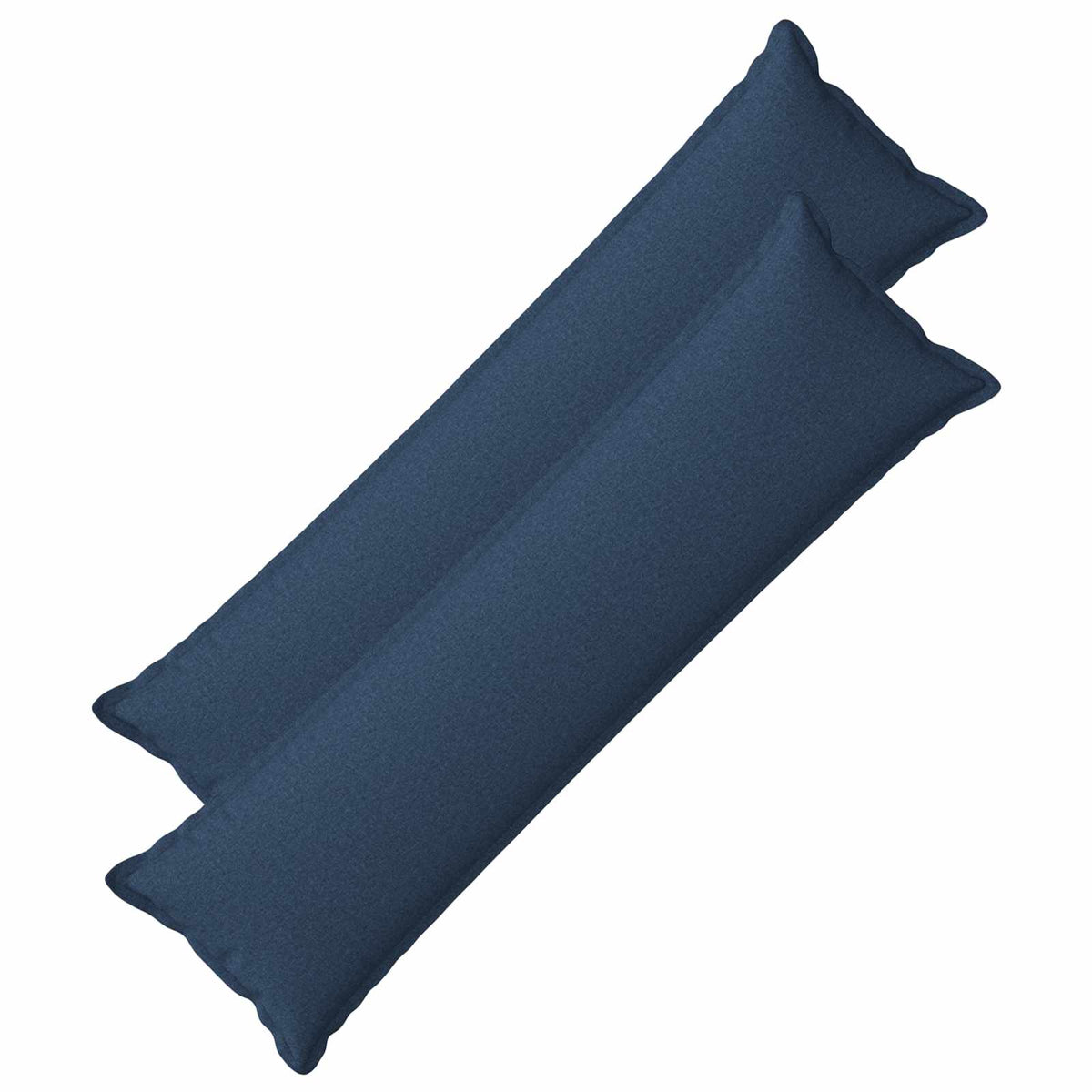 Κάλυμμα Μαξιλαριού 2 pcs HOUTEN Μπλε 40 x 145 εκ. Ψεύτικο Λινό - Pakobazaar