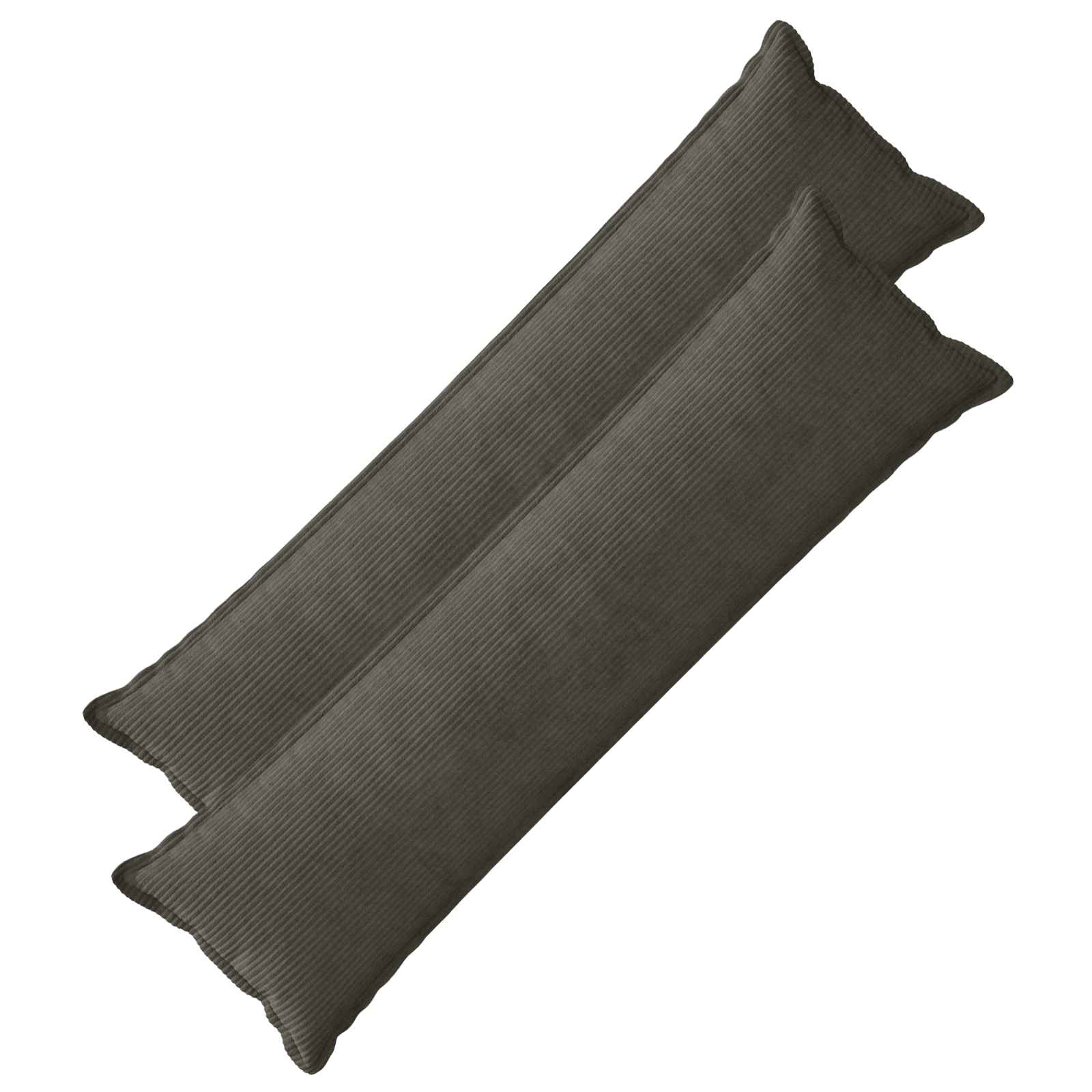 Κάλυμμα Μαξιλαριού 2 τμχ. HOUTEN Ανθρακί 40 x 145 εκ.