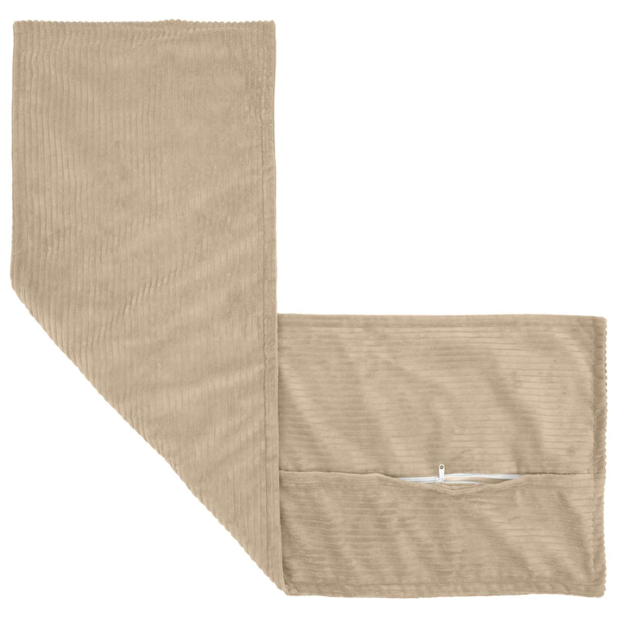 Κάλυμμα Μαξιλαριού 2 τμχ. HOUTEN Taupe 40 x 145 εκ. κορντουρόι - Pakobazaar