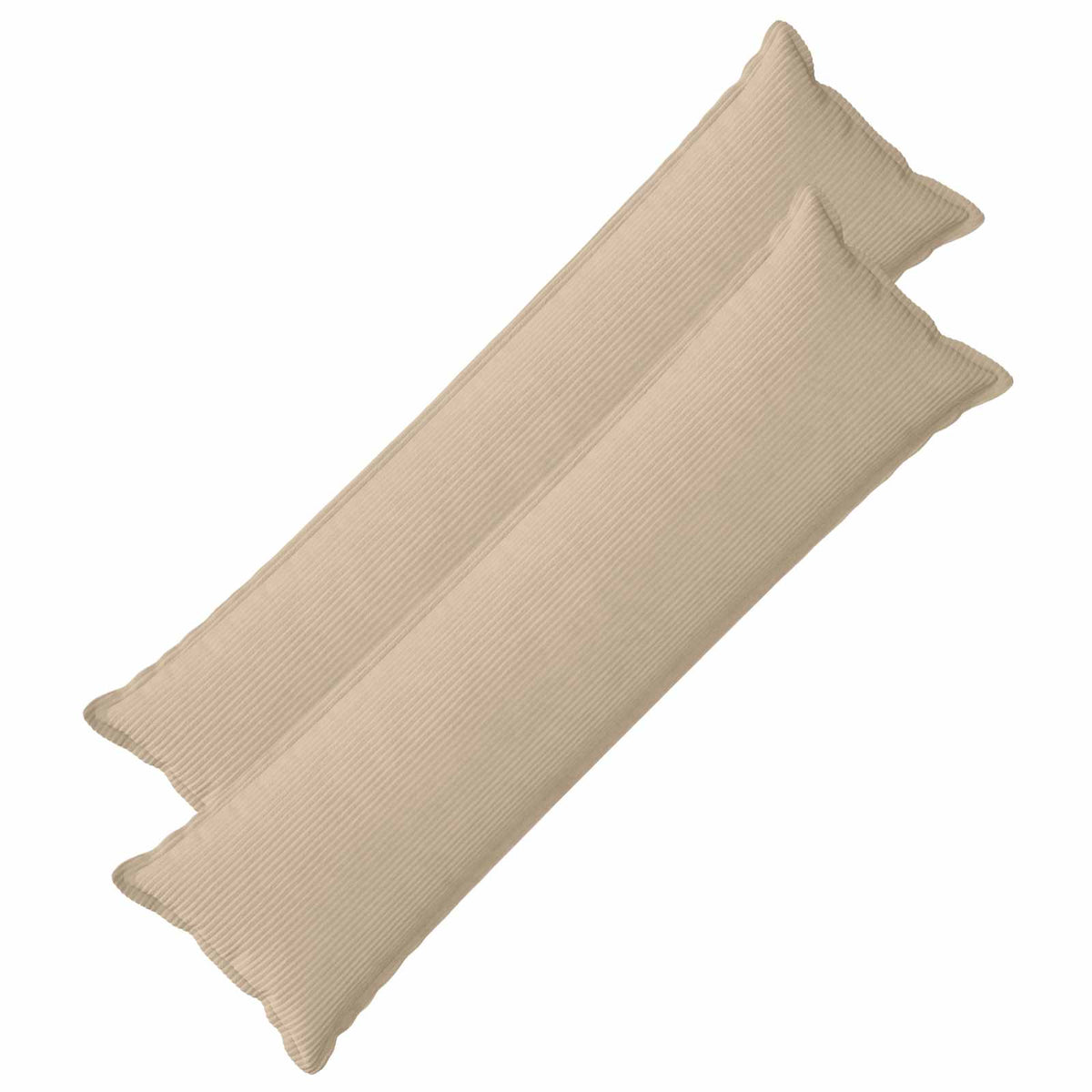 Κάλυμμα Μαξιλαριού 2 τμχ. HOUTEN Taupe 40 x 145 εκ. κορντουρόι - Pakobazaar
