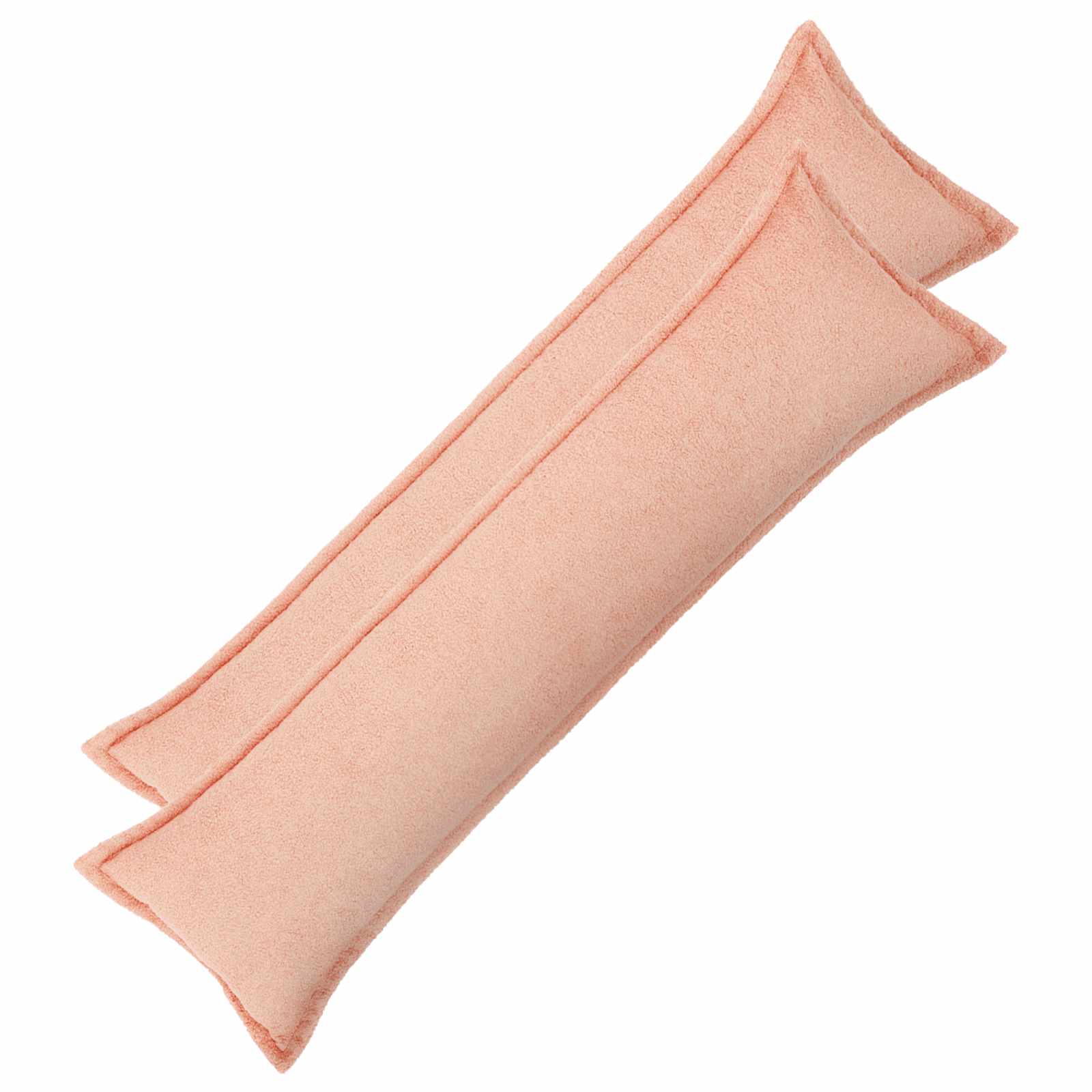 Κάλυμμα Μαξιλαριού 2 pcs HOUTEN Ροζ 40 x 145 εκ. Μπουκλέ