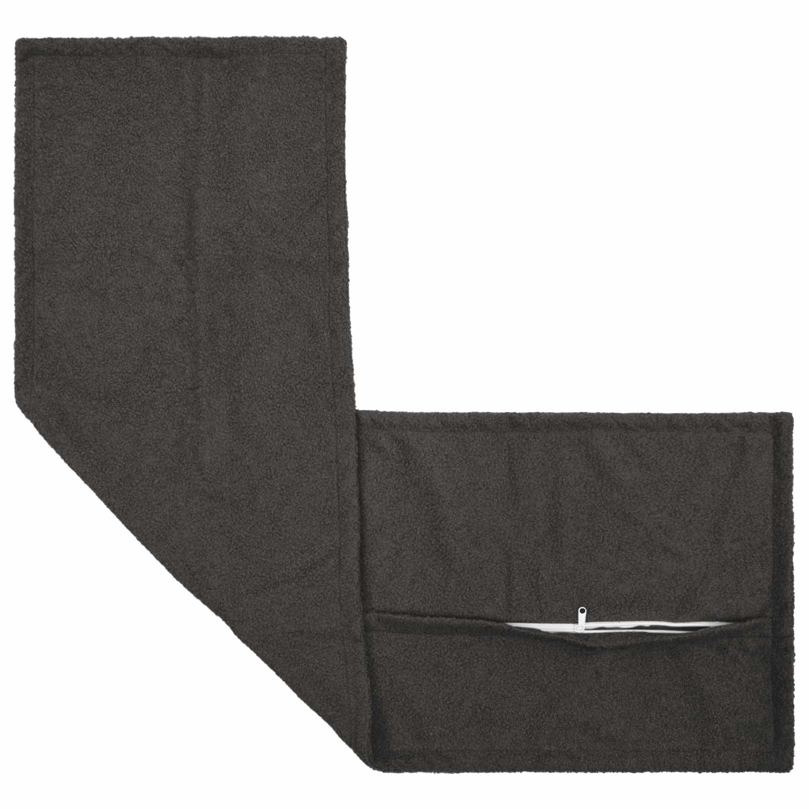 Κάλυμμα Μαξιλαριού 2 pcs HOUTEN Σκούρο Γκρι 40 x 145 εκ.