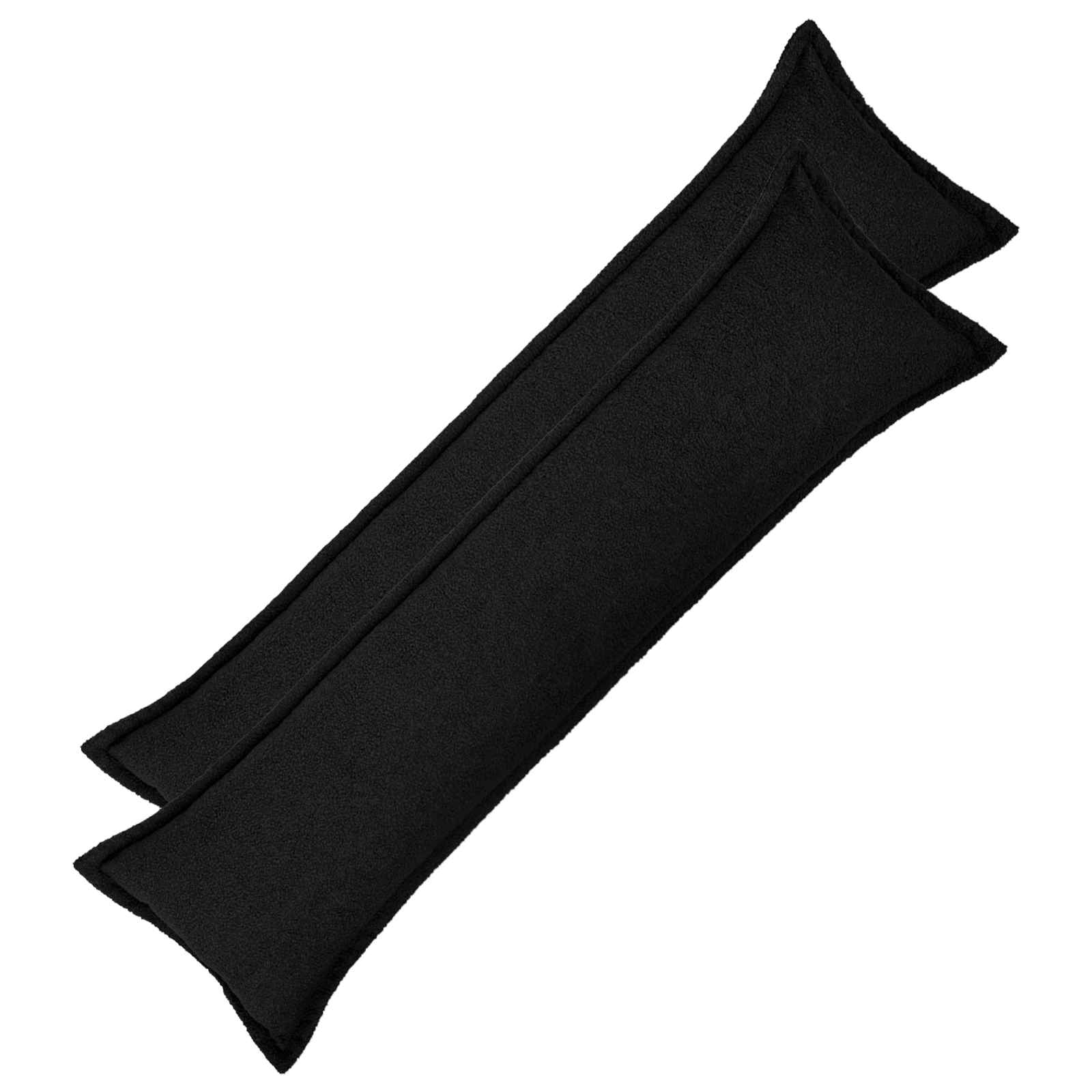 Κάλυμμα Μαξιλαριού 2 pcs HOUTEN Μαύρο 40 x 145 εκ. Μπουκλέ