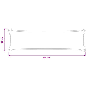 Κάλυμμα Μαξιλαριού 2 pcs HOUTEN Μπεζ 40 x 145 εκ. Μπουκλέ