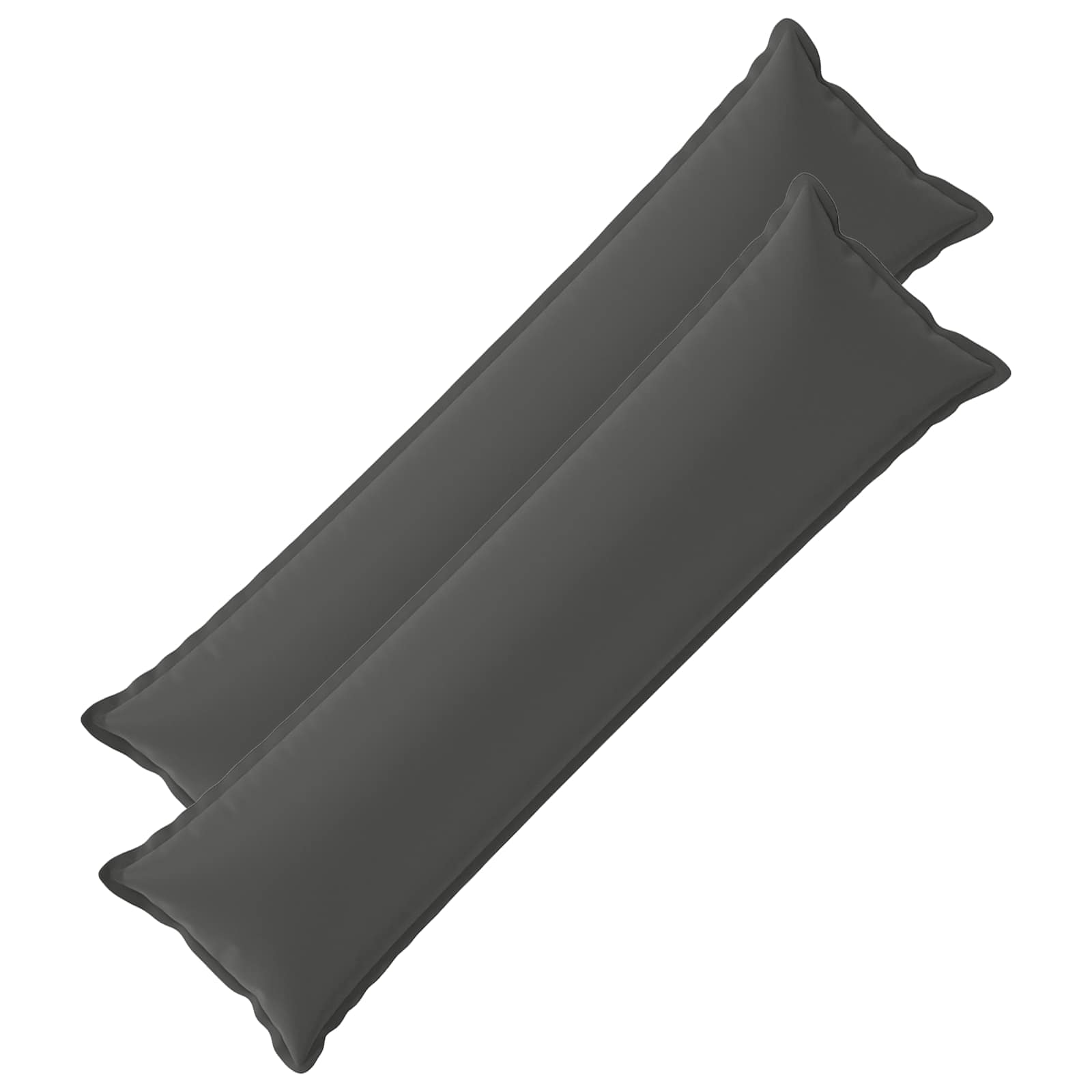 Κάλυμμα Μαξιλαριού 2 τμχ. HOUTEN Ανθρακί 40 x 145 εκ. - Pakobazaar