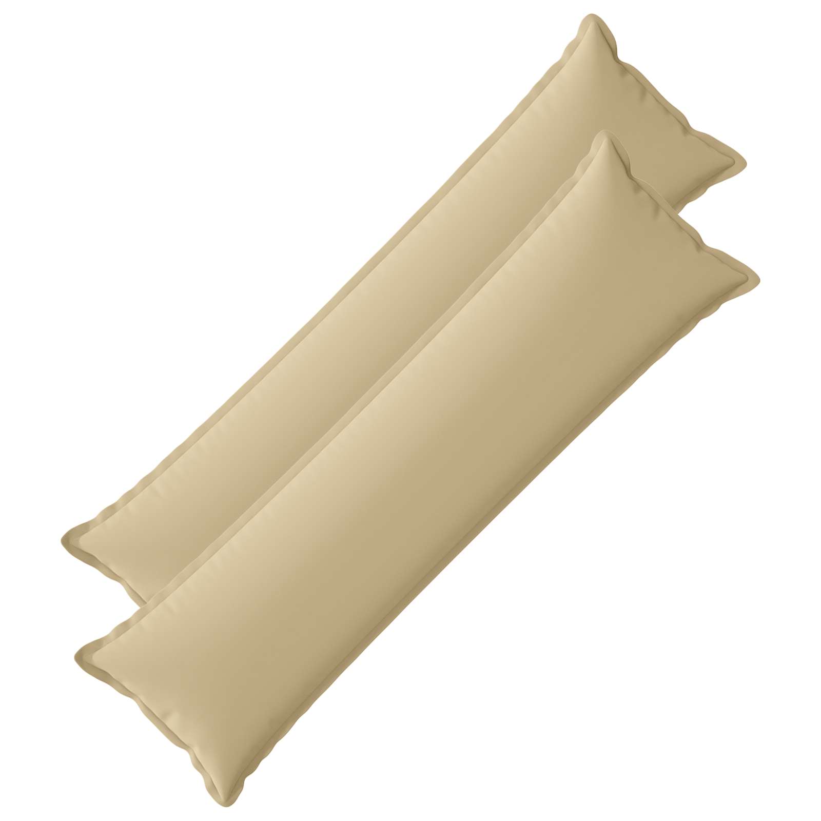 Κάλυμμα Μαξιλαριού 2 τμχ. HOUTEN Μπεζ 40 x 145 εκ. Πολυεστέρας