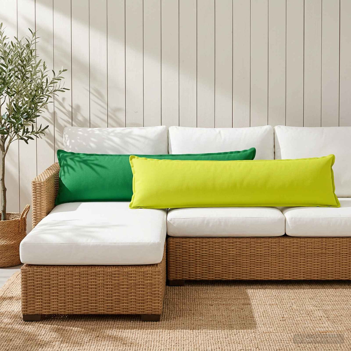 Μαξιλάρι HOUTEN Φωτεινό Πράσινο 40 x 145 εκ. Πολυεστέρας
