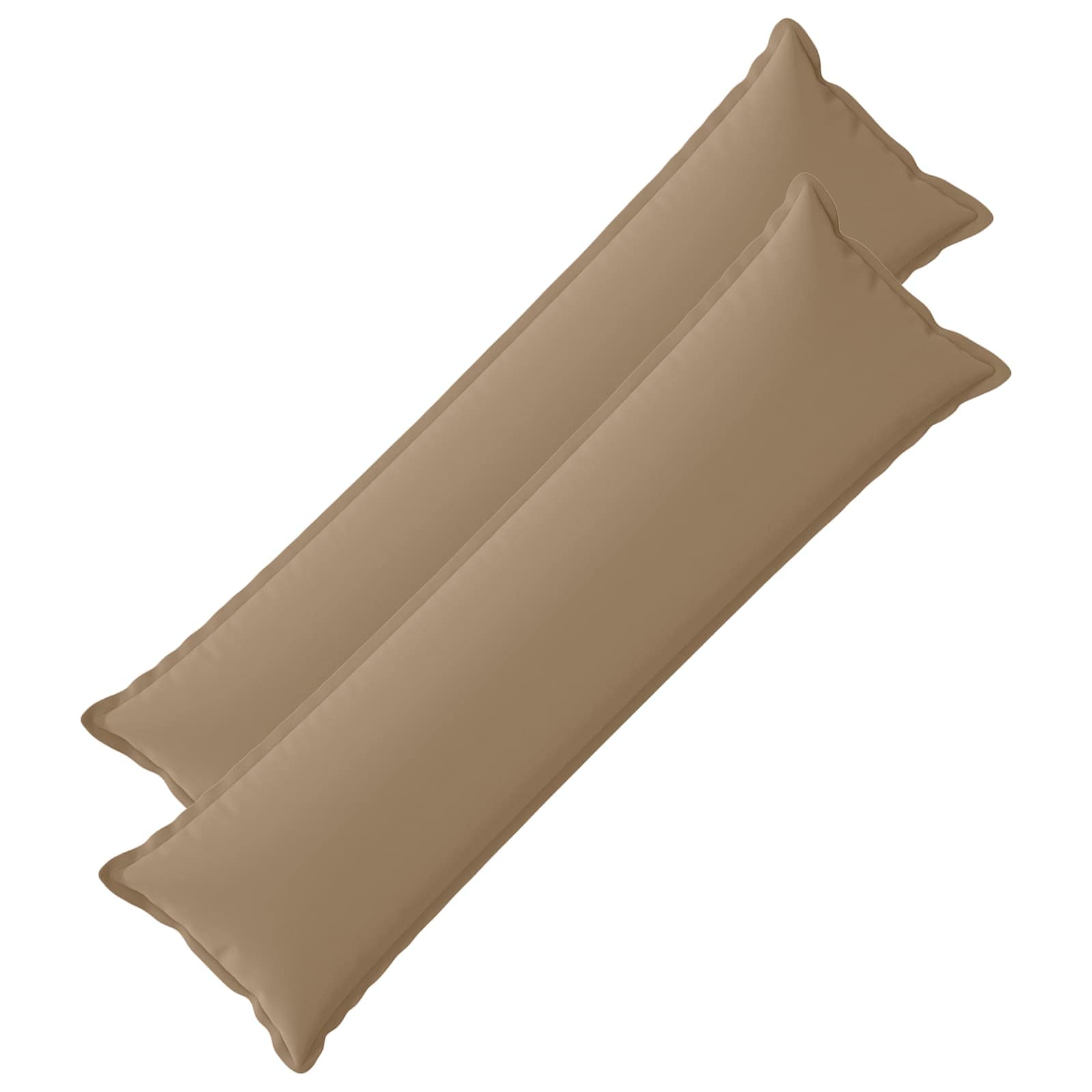 Κάλυμμα Μαξιλαριού 2 τμχ. HOUTEN Taupe 40 x 145 εκ. Πολυεστέρας