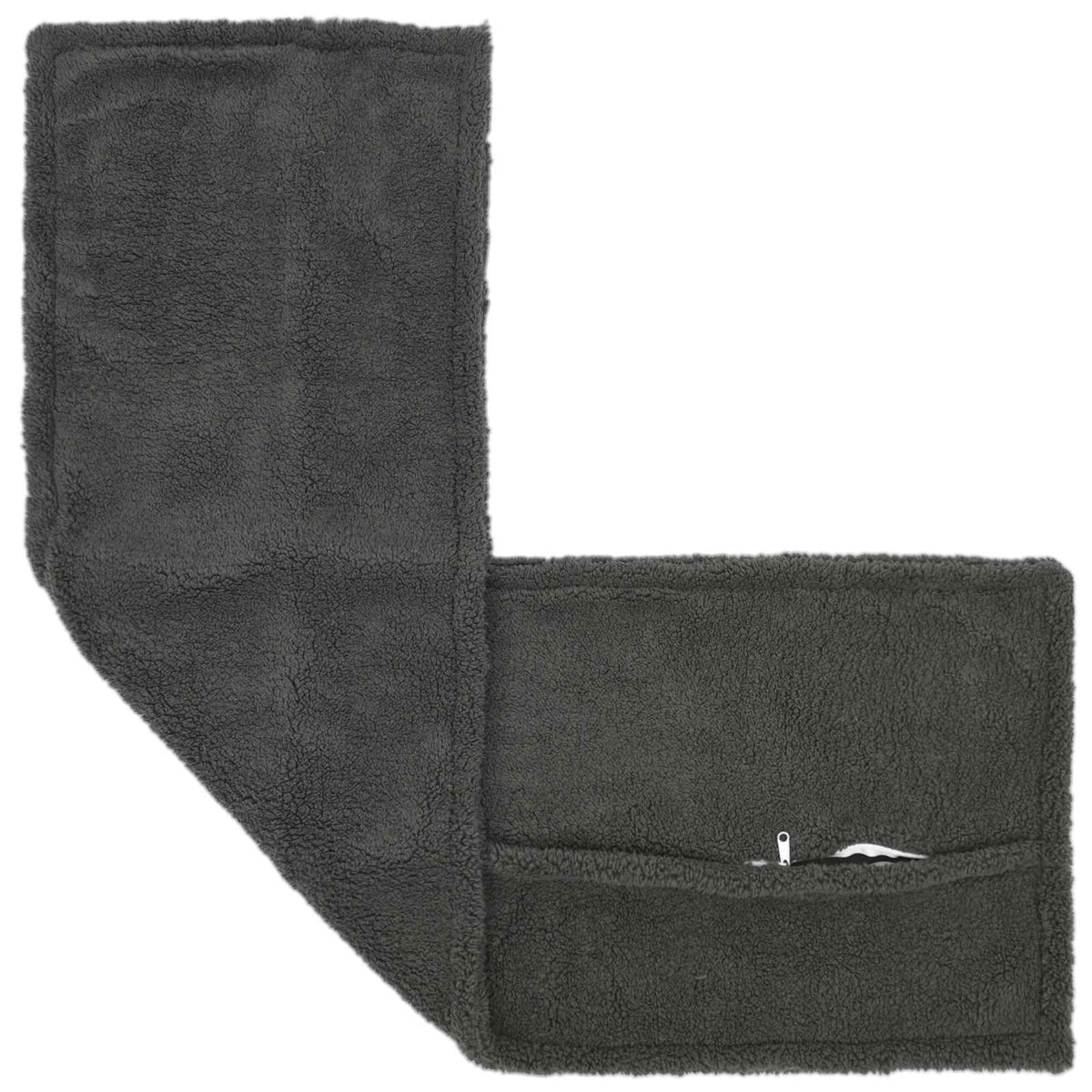 Κάλυμμα Μαξιλαριού 2 pcs HOUTEN Σκούρο Γκρι 40 x 145 εκ. - Pakobazaar