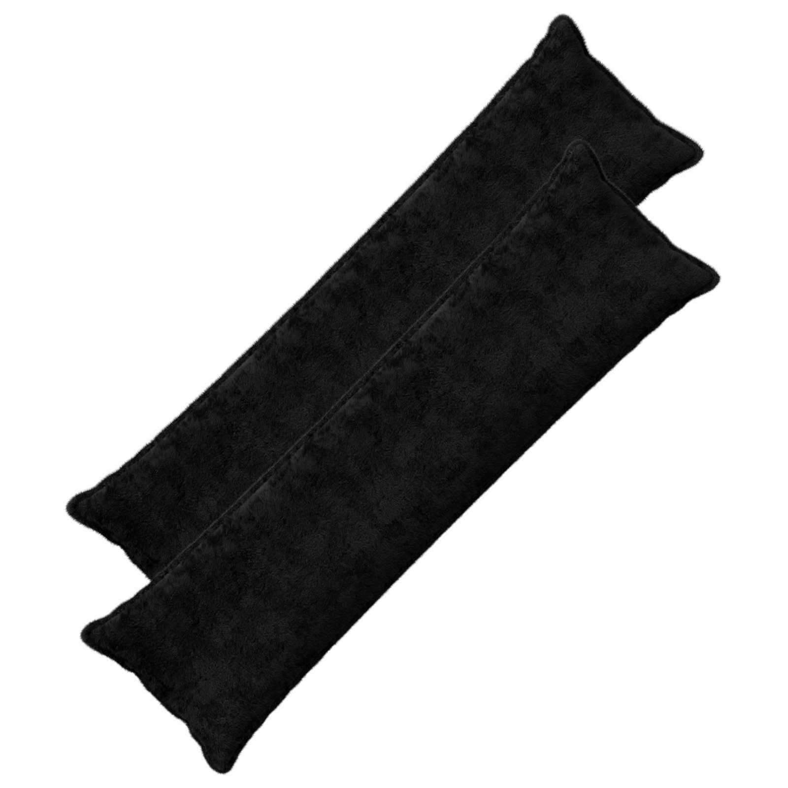 Κάλυμμα Μαξιλαριού 2 τμχ. HOUTEN Μαύρο 40 x 145 εκ.
