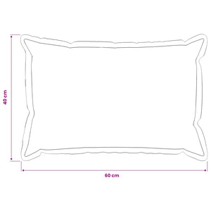 Κάλυμμα Μαξιλαριού 6 pcs HOUTEN Σκούρο Γκρι 40 x 60 cm Μπουκλέ