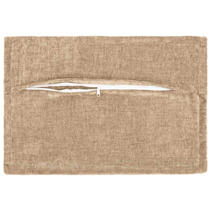 Κάλυμμα Μαξιλαριού 2 τμχ. HOUTEN Taupe 40 x 60 cm