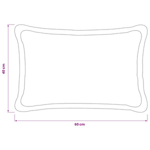 Κάλυμμα Μαξιλαριού 6 pcs HOUTEN Σκούρο Πράσινο 40 x 60 cm - Pakobazaar