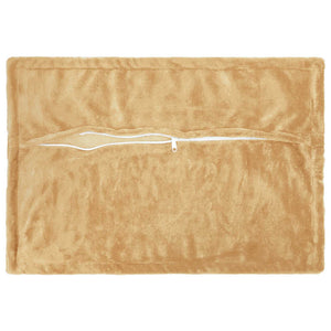 Κάλυμμα Μαξιλαριού 2 τμχ. HOUTEN Taupe 40 x 60 cm Φανέλα - Pakobazaar