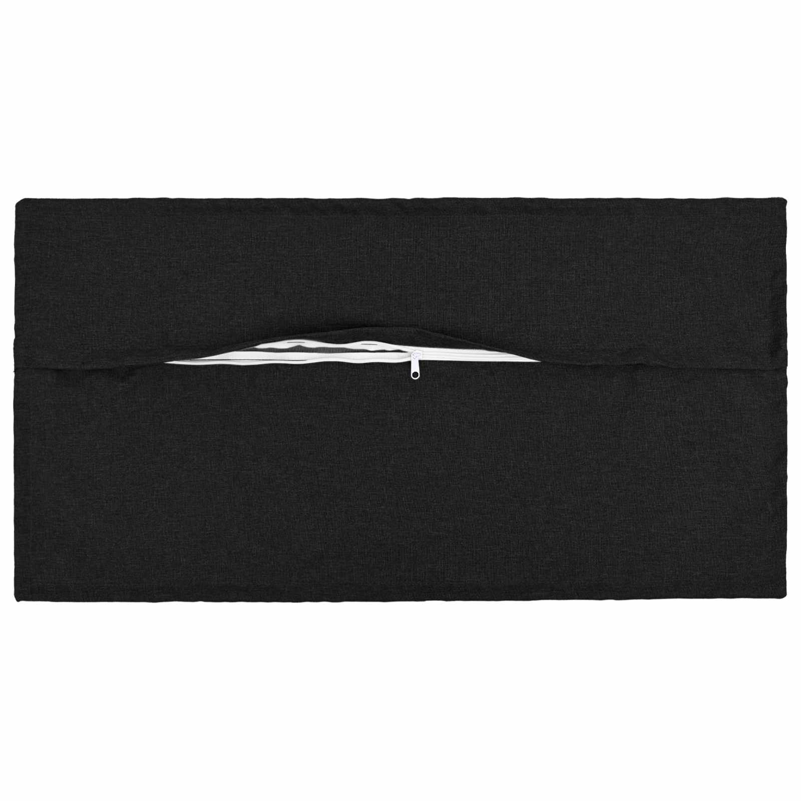 Κάλυμμα Μαξιλαριού 2 pcs HOUTEN Μαύρο 40 x 70 cm Ψεύτικο Λινό