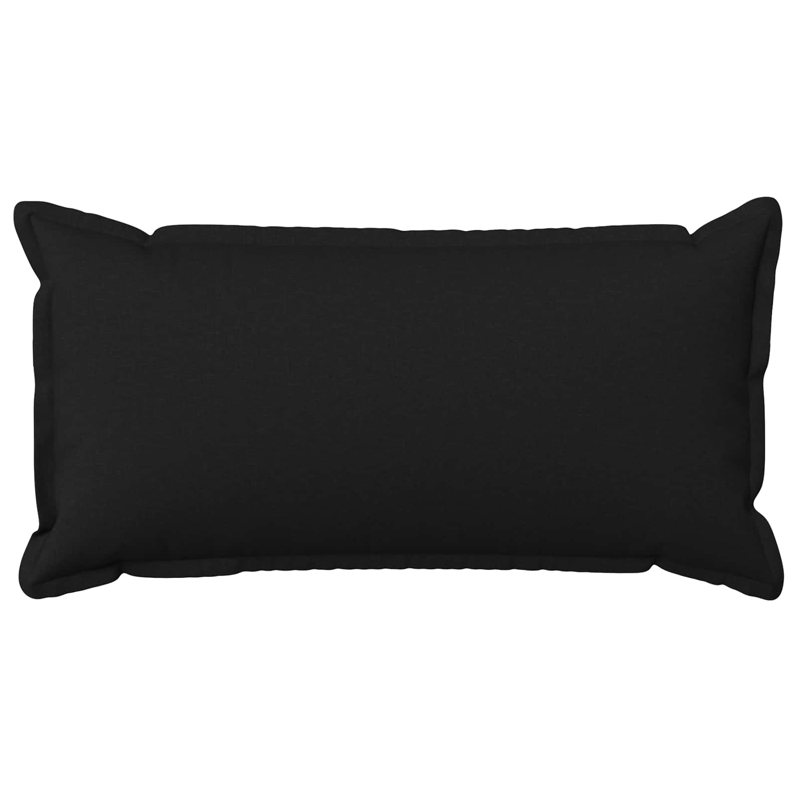 Κάλυμμα Μαξιλαριού 2 pcs HOUTEN Μαύρο 40 x 70 cm Ψεύτικο Λινό