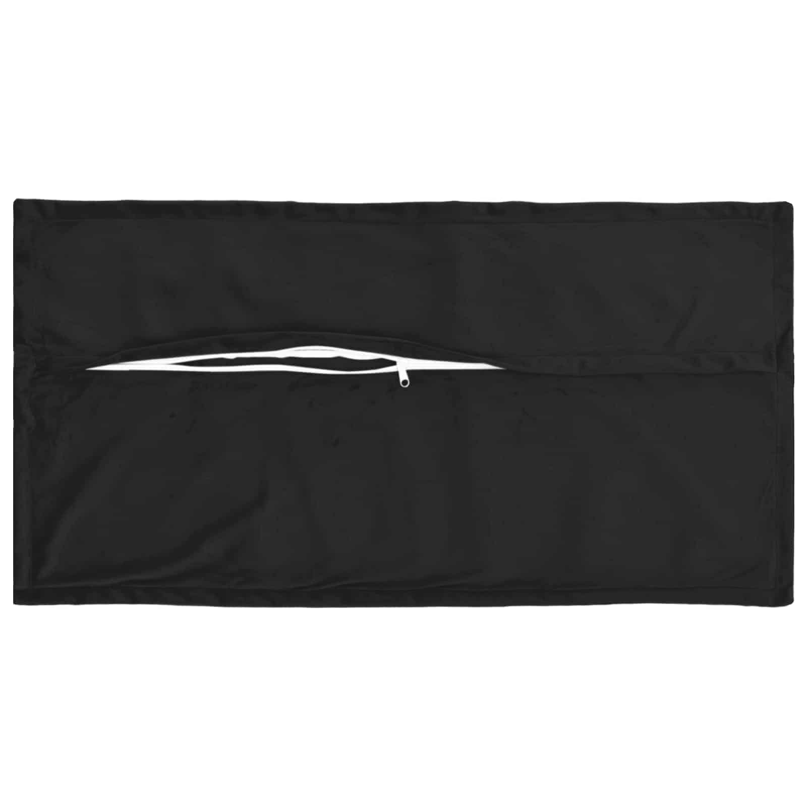 Κάλυμμα Μαξιλαριού 6 pcs HOUTEN Μαύρο 40 x 70 cm Βελούδο