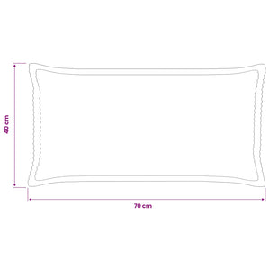 Κάλυμμα Μαξιλαριού 6 τμχ. HOUTEN Ανθρακί 40 x 70 cm κορντουρόι