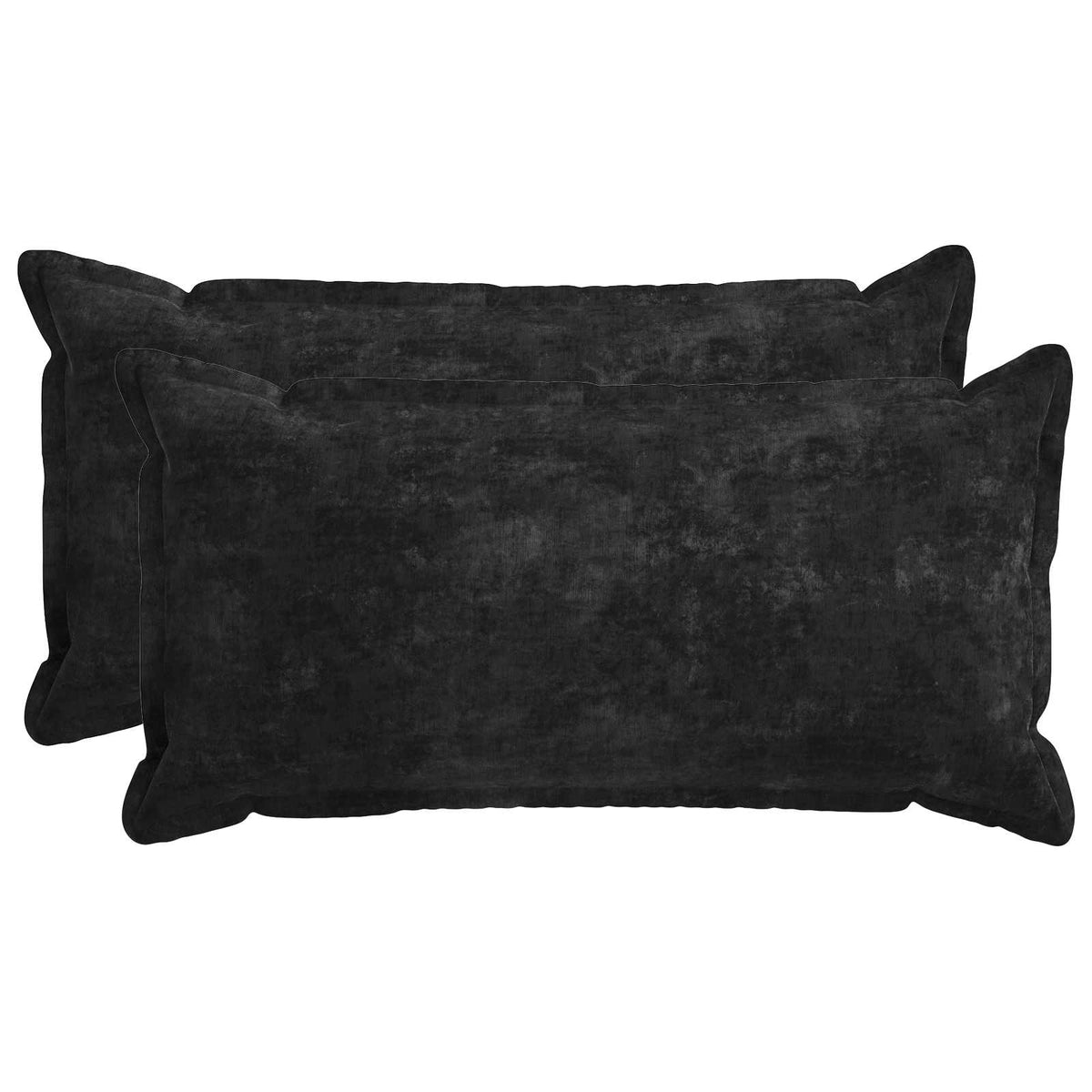 Κάλυμμα Μαξιλαριού 2 τμχ. HOUTEN Ανθρακί 40 x 70 cm - Pakobazaar