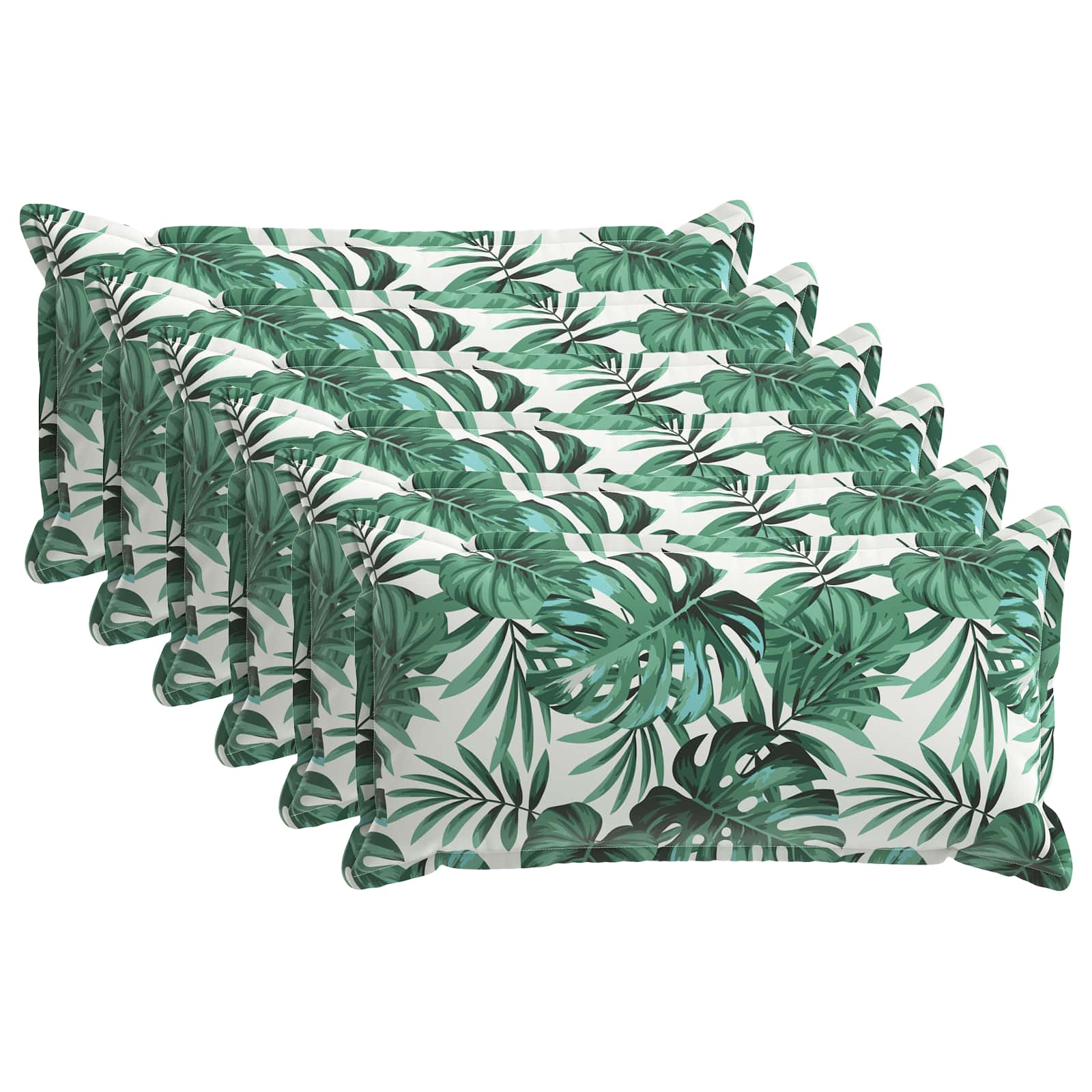 Κάλυμμα Μαξιλαριού 6 τμχ. HOUTEN Σχέδιο Φύλλων 40 x 70 cm