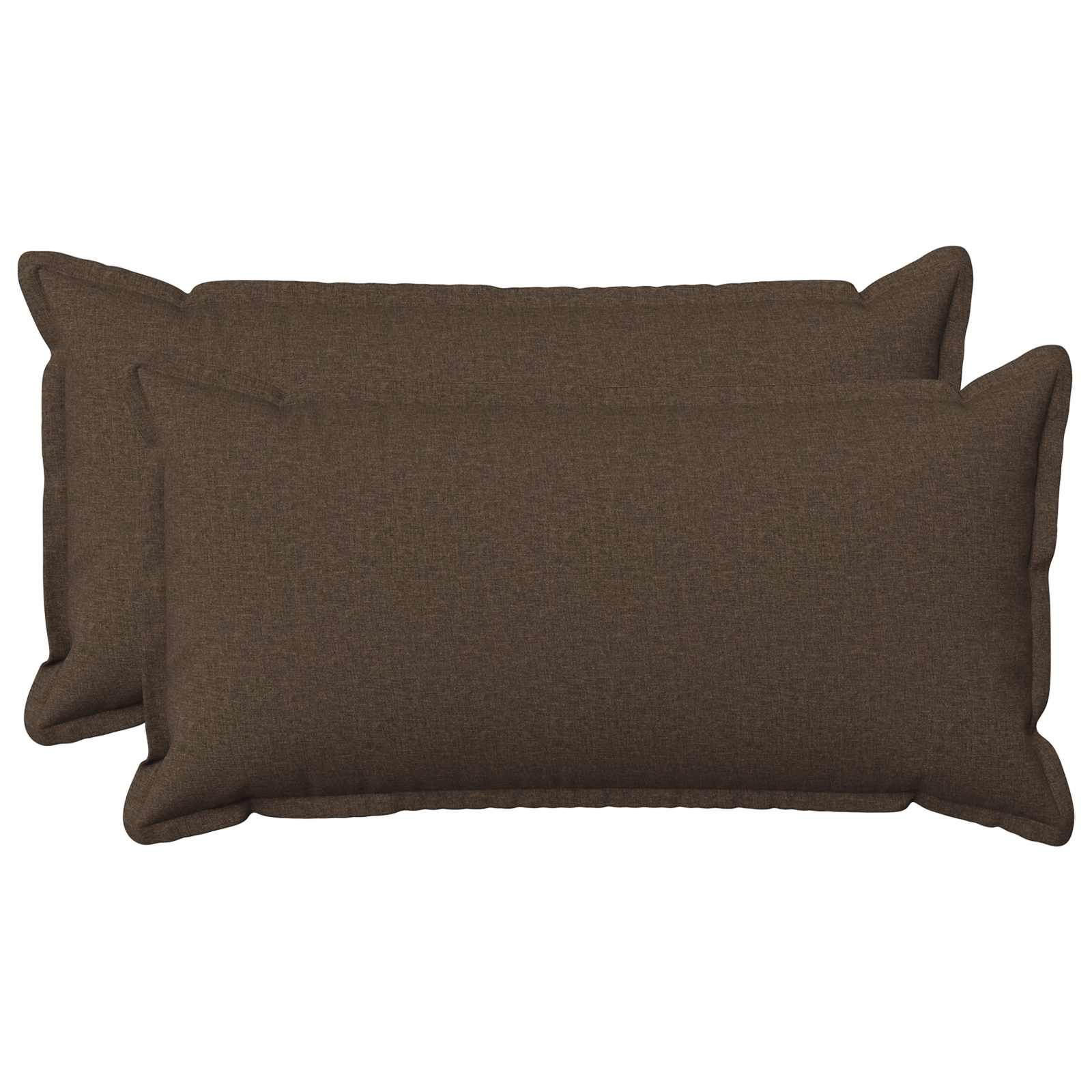 Κάλυμμα Μαξιλαριού 2 pcs HOUTEN Taupe 40 x 80 cm Ψεύτικο Λινό