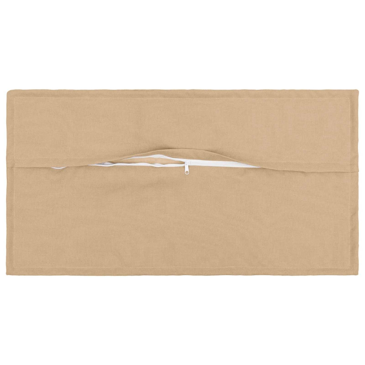 Κάλυμμα Μαξιλαριού 6 pcs HOUTEN Κρεμ 40 x 80 cm Ψεύτικο Λινό - Pakobazaar
