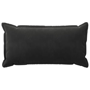 Κάλυμμα Μαξιλαριού 2 pcs HOUTEN Μαύρο 40 x 80 cm Βελούδο