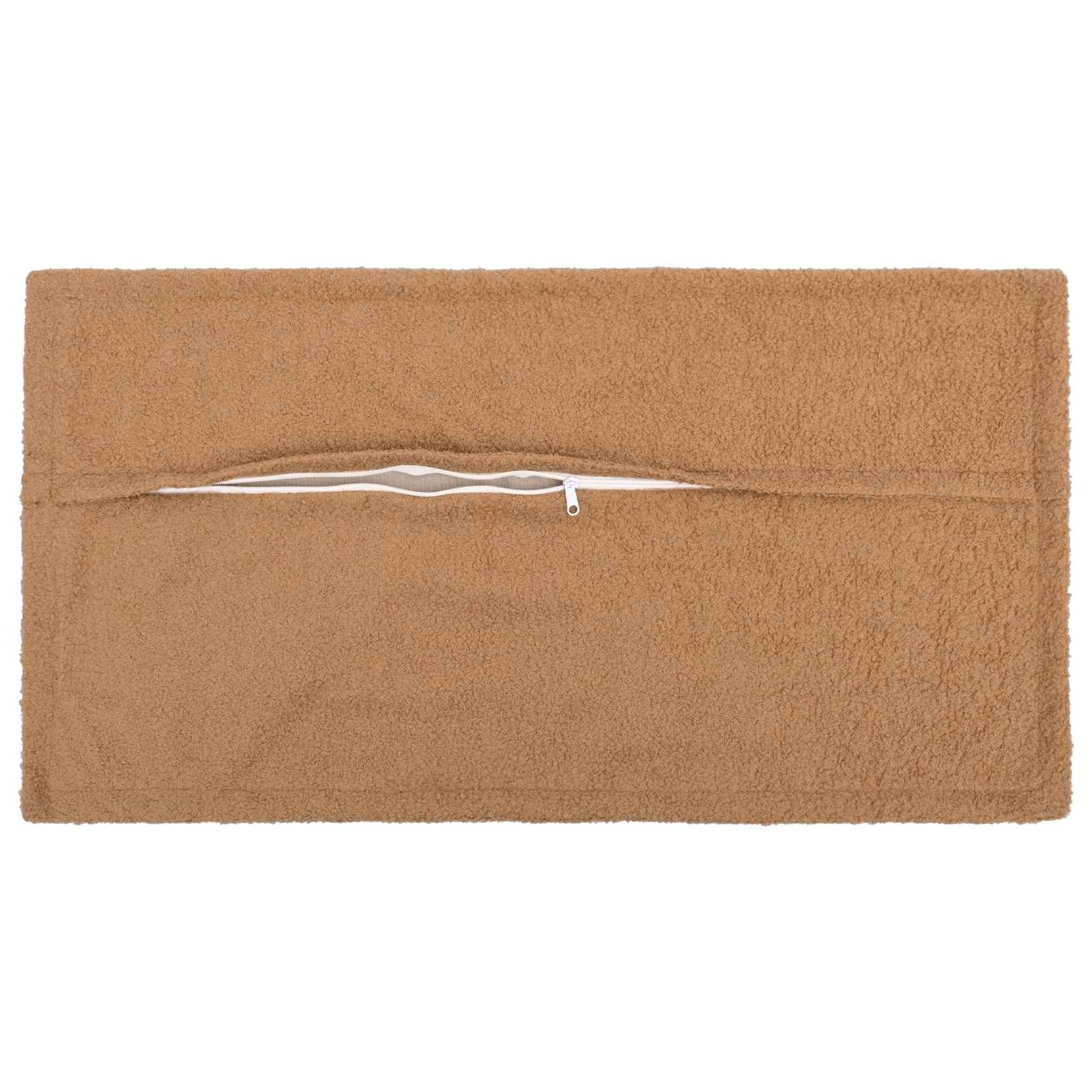Κάλυμμα Μαξιλαριού 2 pcs HOUTEN Μπεζ 40 x 80 cm Μπουκλέ - Pakobazaar