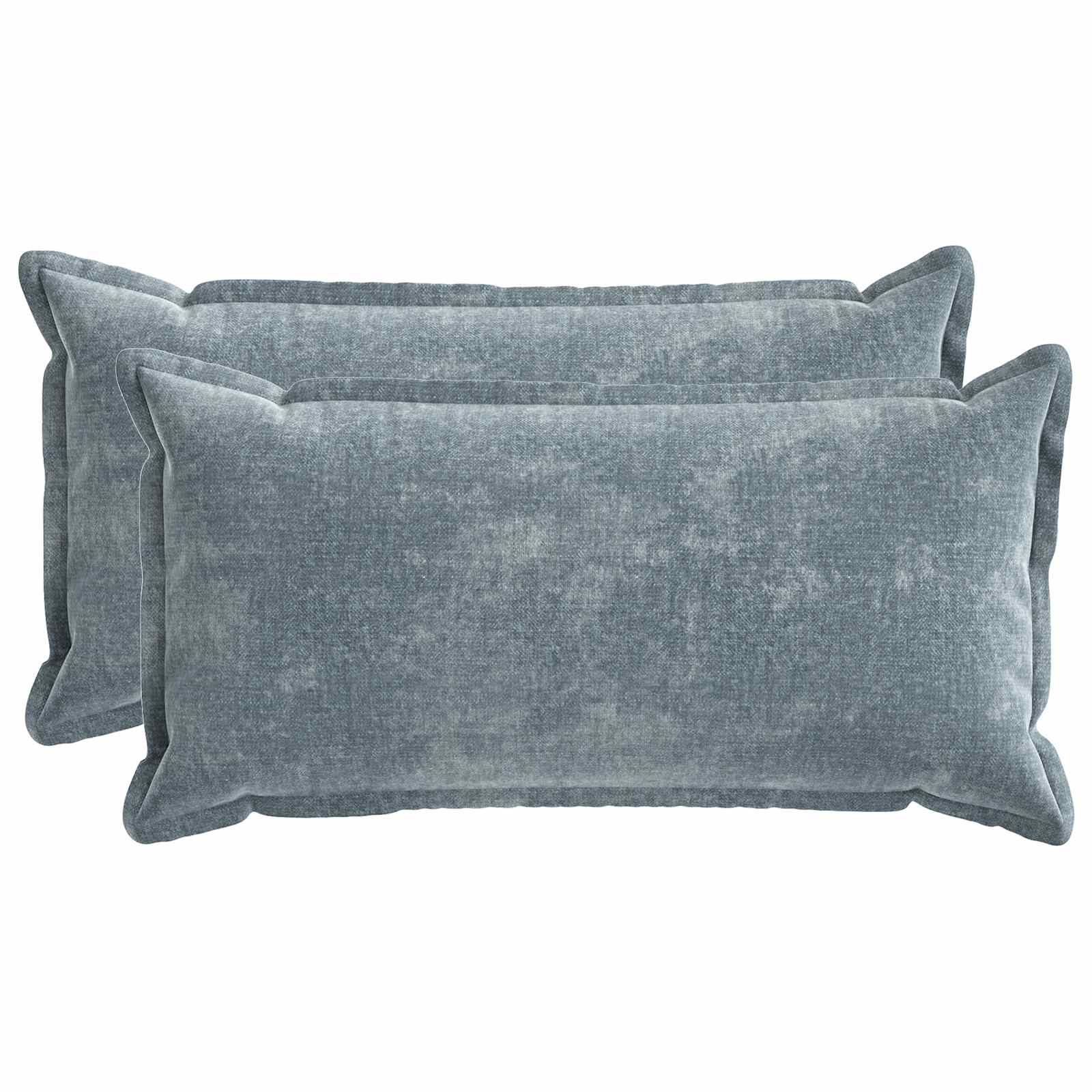 Κάλυμμα Μαξιλαριού 2 pcs HOUTEN Γαλάζιο 40 x 80 cm
