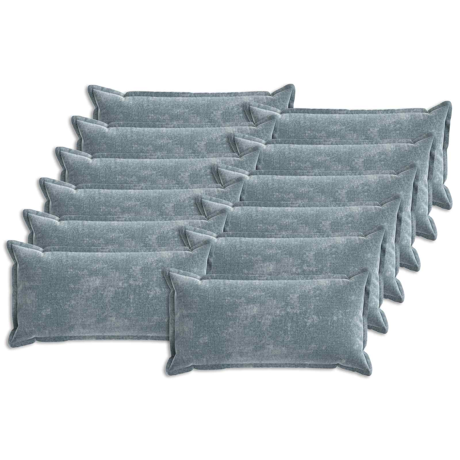 Κάλυμμα Μαξιλαριού 12 pcs HOUTEN Γαλάζιο 40 x 80 cm - Pakobazaar