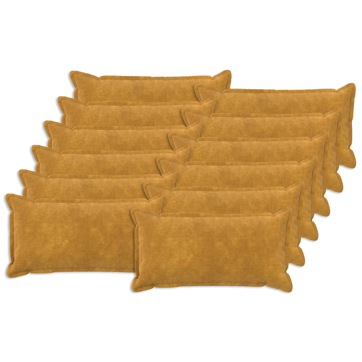 Κάλυμμα Μαξιλαριού 12 pcs HOUTEN Κίτρινο 40 x 80 cm - Pakobazaar