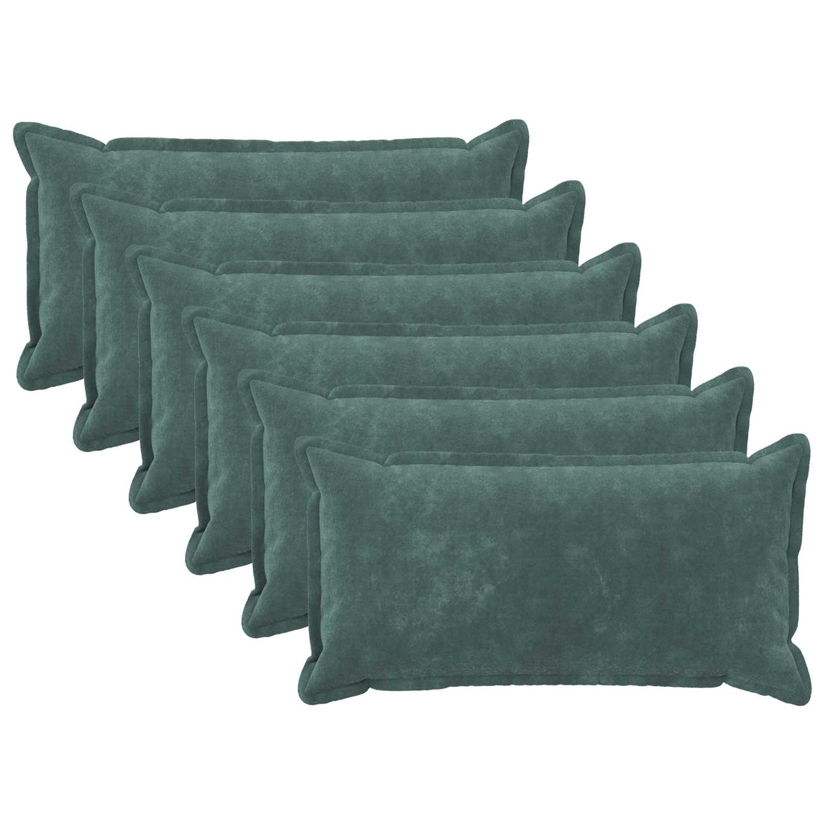 Κάλυμμα Μαξιλαριού 6 pcs HOUTEN Θαλασσί 40 x 80 cm