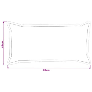 Κάλυμμα Μαξιλαριού 12 τμχ. HOUTEN Μπεζ 40 x 80 cm Πολυεστέρας