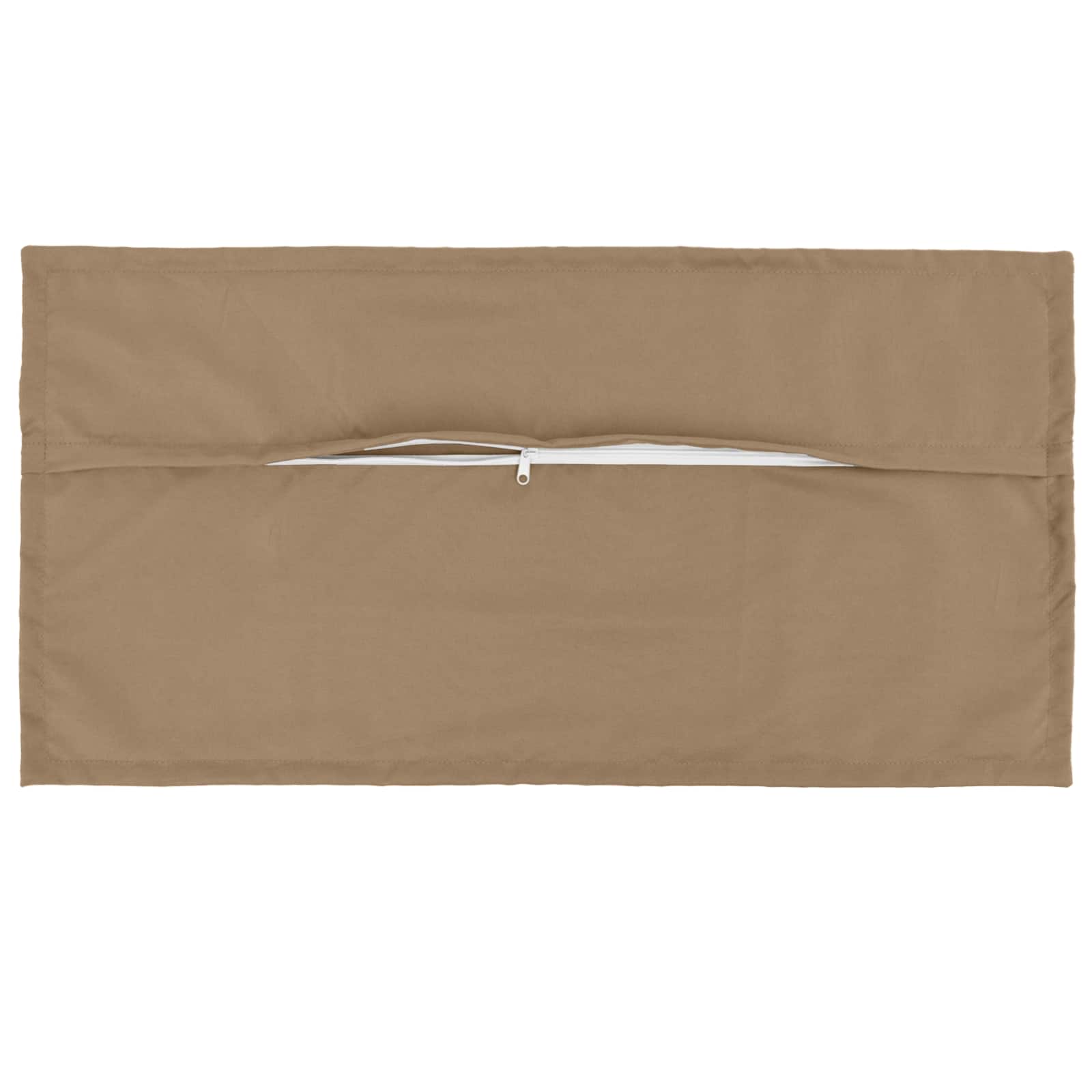 Κάλυμμα Μαξιλαριού 12 τμχ. HOUTEN Taupe 40 x 80 cm Πολυεστέρας