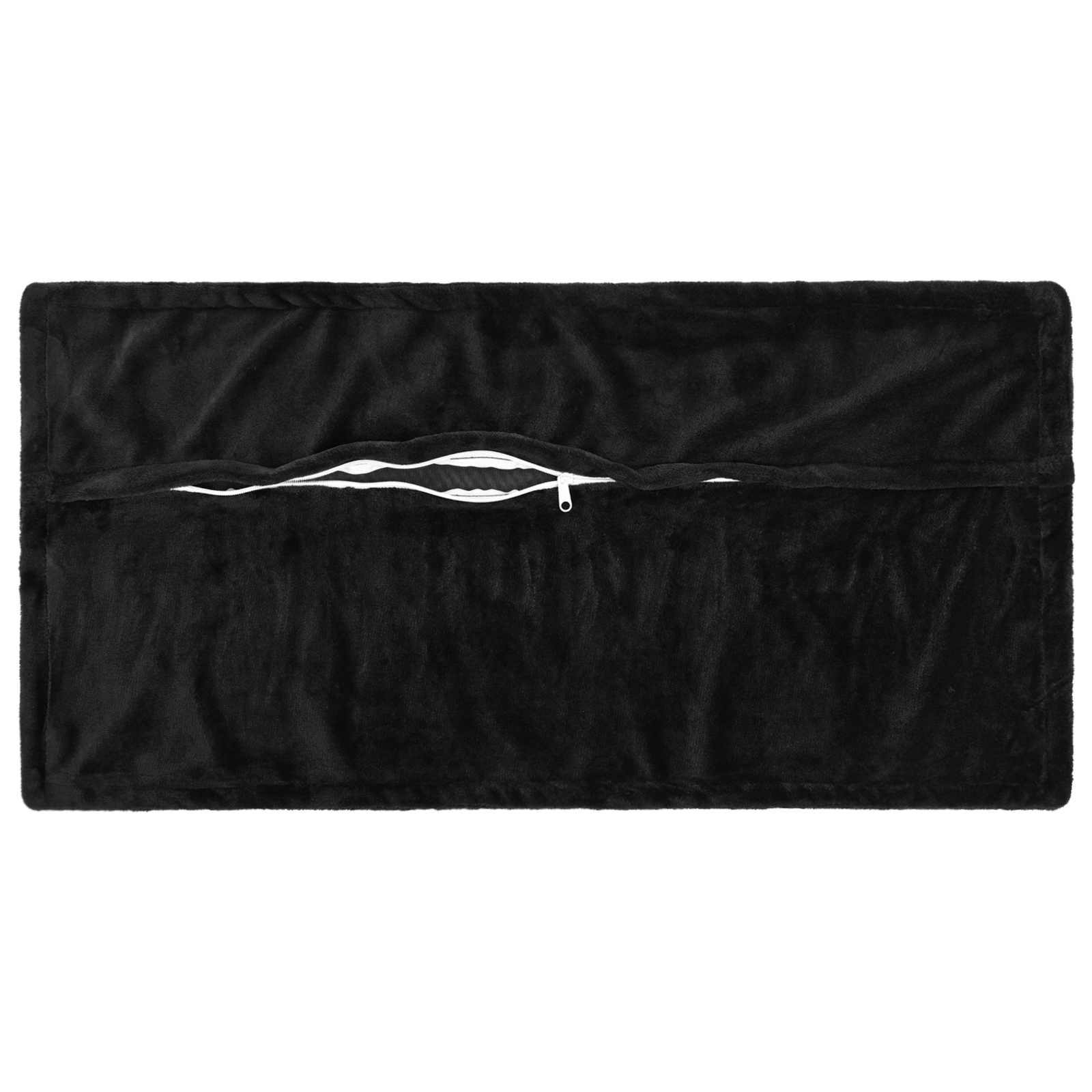 Κάλυμμα Μαξιλαριού 2 pcs HOUTEN Μαύρο 40 x 80 cm Φανέλα - Pakobazaar