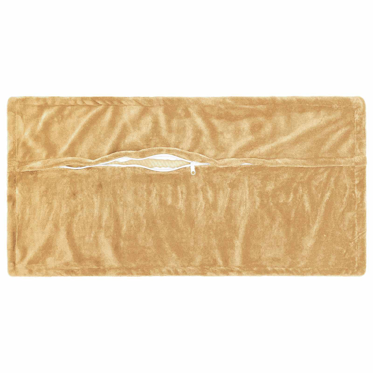Κάλυμμα Μαξιλαριού 12 τμχ. HOUTEN Taupe 40 x 80 cm Φανέλα - Pakobazaar