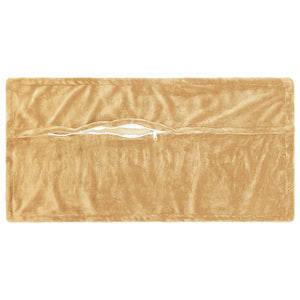 Κάλυμμα Μαξιλαριού 12 τμχ. HOUTEN Taupe 40 x 80 cm Φανέλα - Pakobazaar