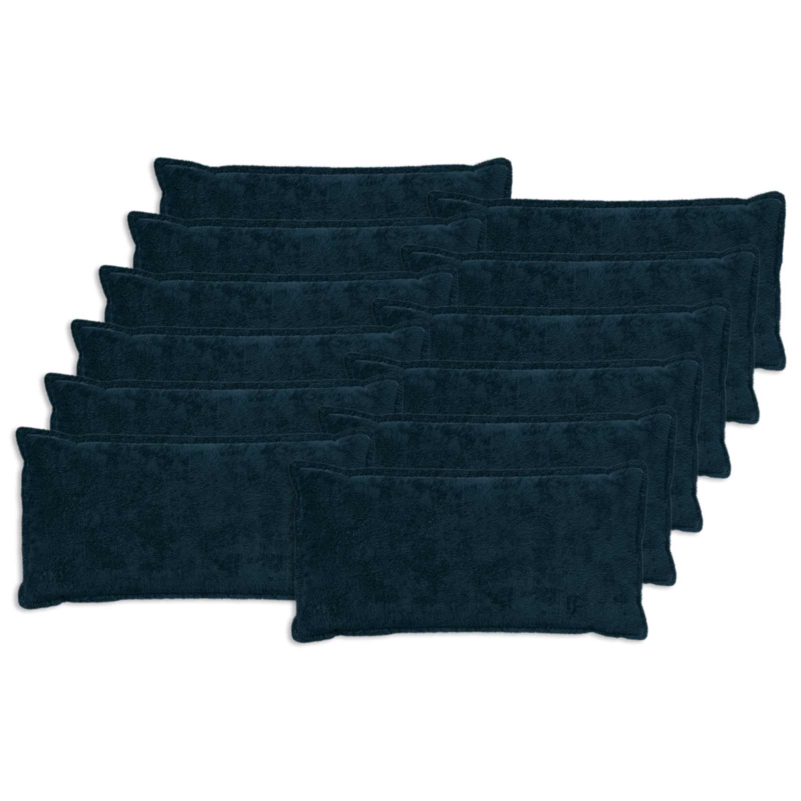 Κάλυμμα Μαξιλαριού 12 τμχ. HOUTEN Σκούρο μπλε 40 x 80 cm