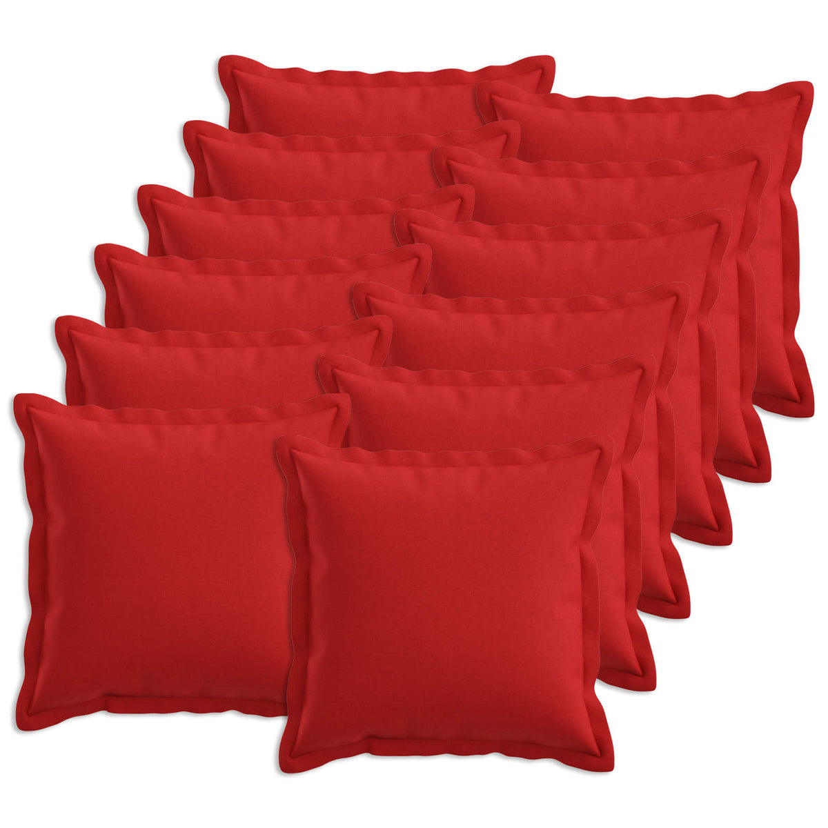 Κάλυμμα Μαξιλαριού 12 pcs HOUTEN Κόκκινο 45 x 45 cm - Pakobazaar
