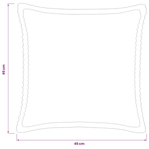 Κάλυμμα Μαξιλαριού 12 τμχ. HOUTEN Πράσινο 45 x 45 cm κορντουρόι - Pakobazaar