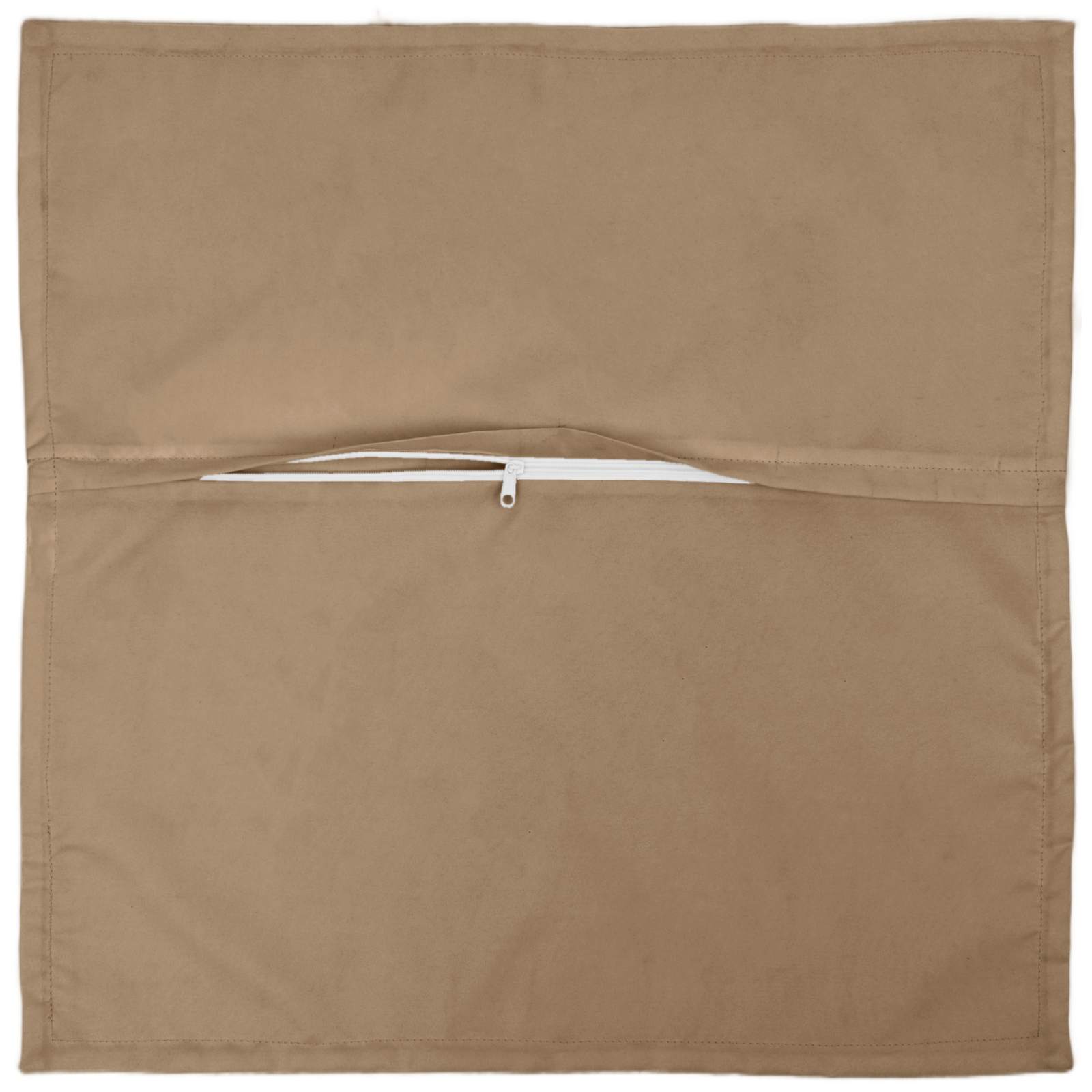 Κάλυμμα Μαξιλαριού 2 τμχ. HOUTEN Taupe 45 x 45 cm Πολυεστέρας