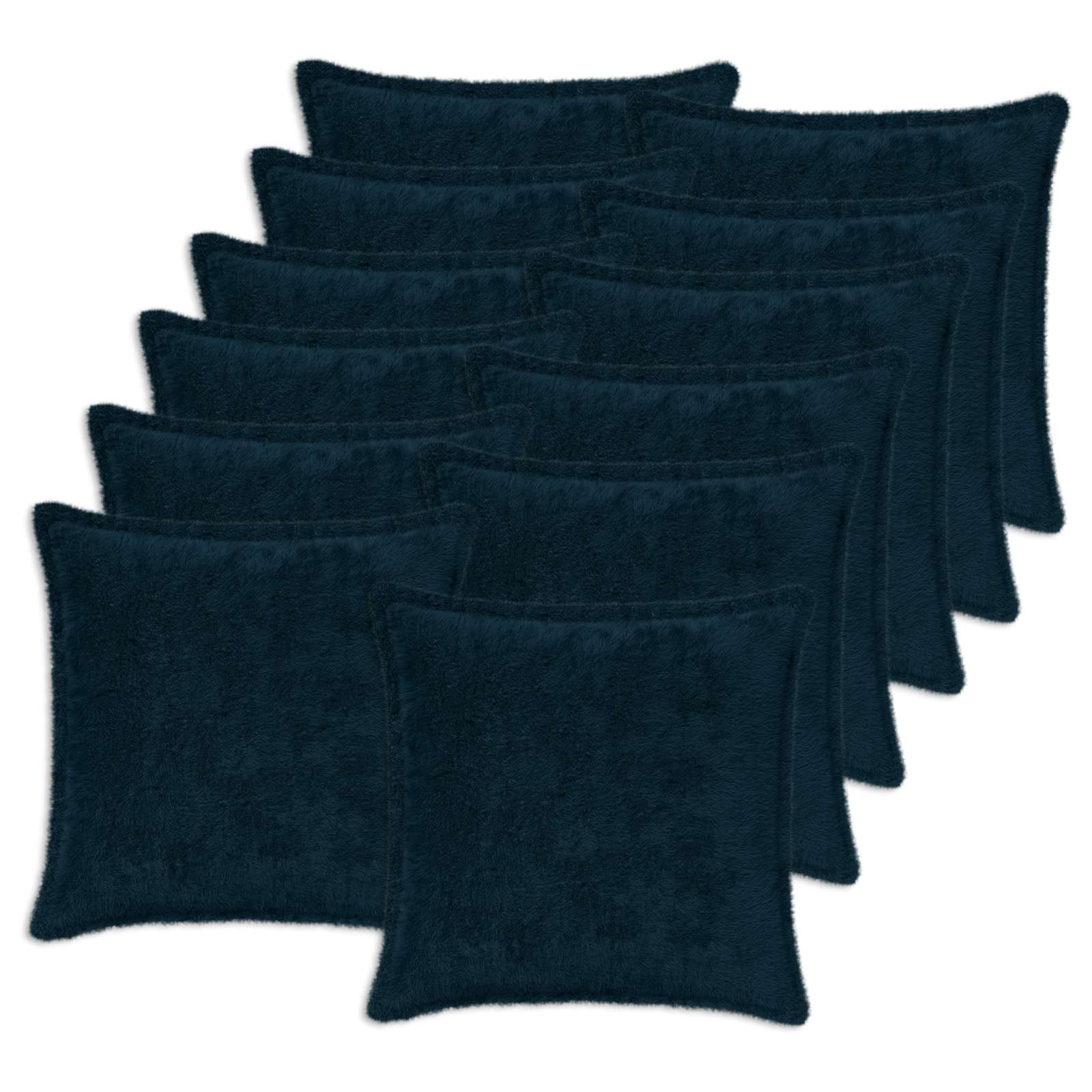 Κάλυμμα Μαξιλαριού 12 τμχ. HOUTEN Σκούρο μπλε 45 x 45 cm - Pakobazaar