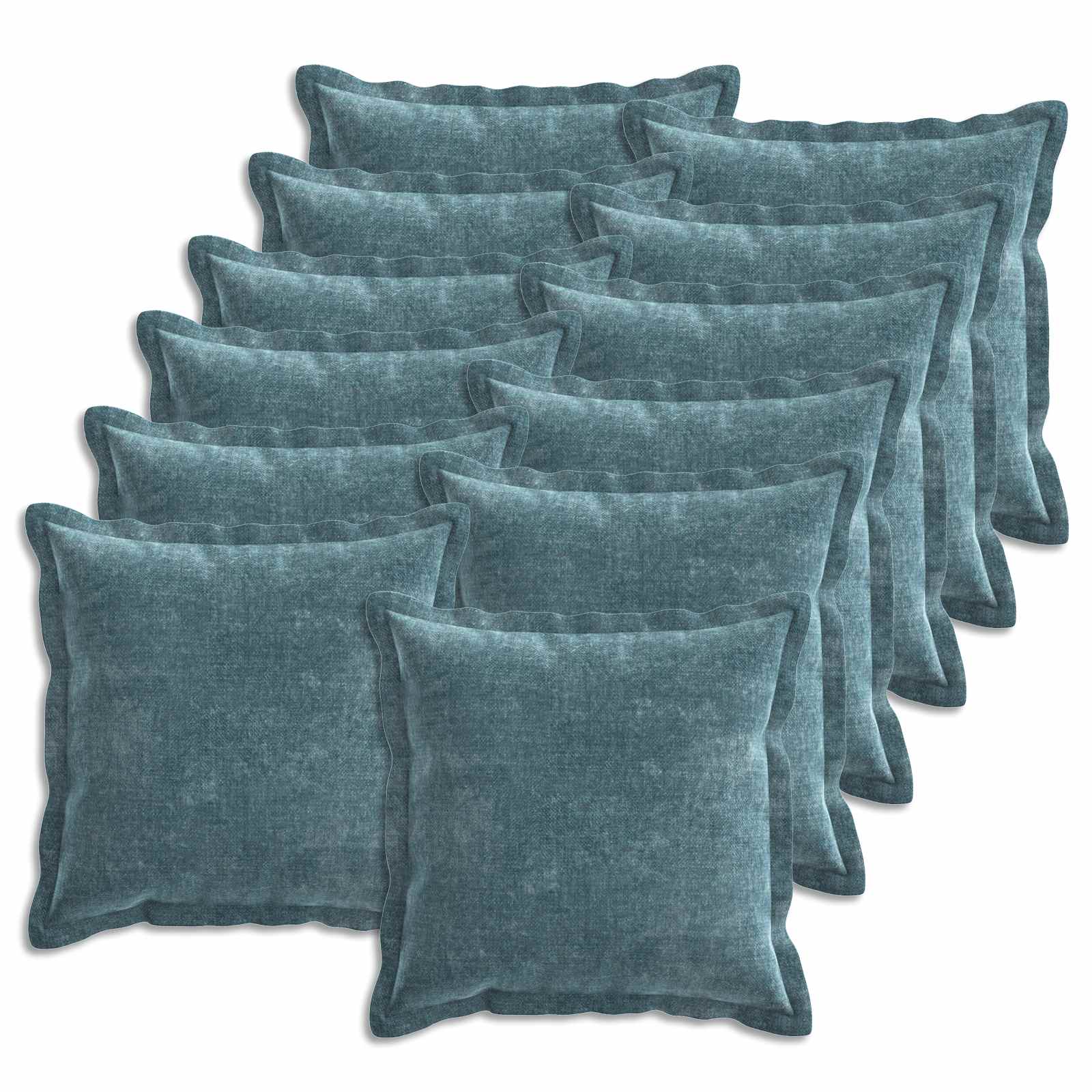 Κάλυμμα Μαξιλαριού 12 pcs HOUTEN Μπλε 50 x 50 cm