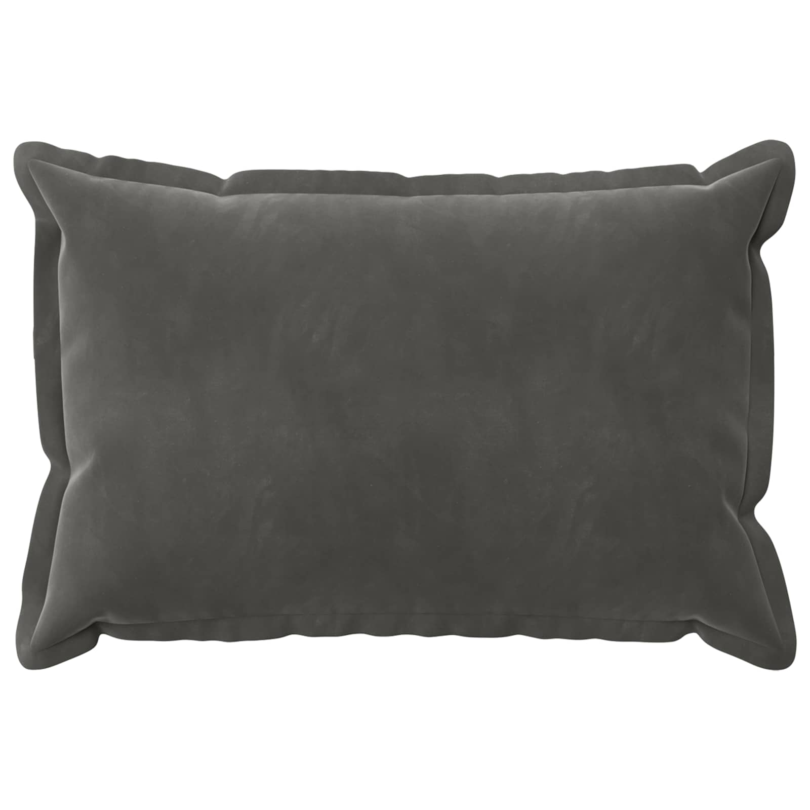 Κάλυμμα Μαξιλαριού 2 pcs HOUTEN Σκούρο Γκρι 50 x 70 cm Βελούδο