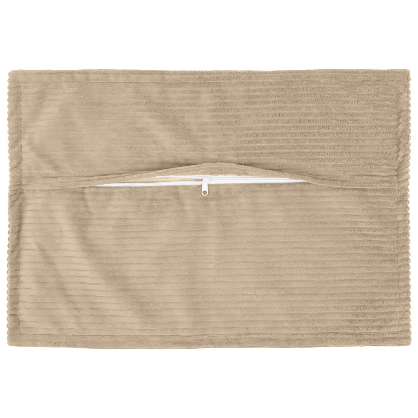 Κάλυμμα Μαξιλαριού 2 τμχ. HOUTEN Taupe 50 x 70 cm κορντουρόι