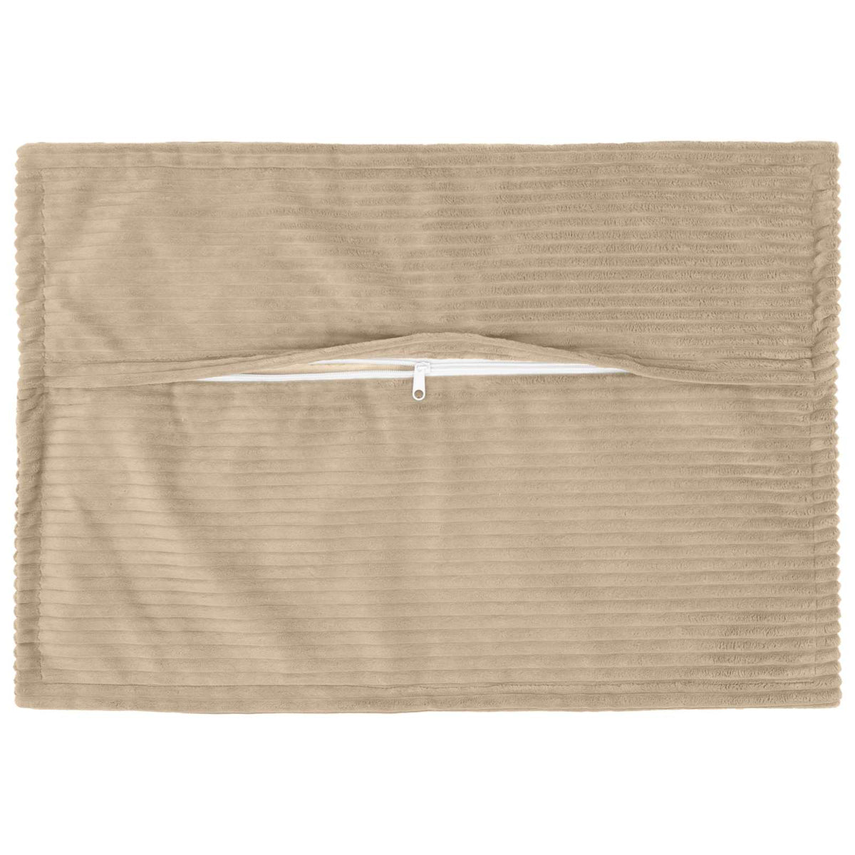 Κάλυμμα Μαξιλαριού 6 τμχ. HOUTEN Taupe 50 x 70 cm κορντουρόι - Pakobazaar