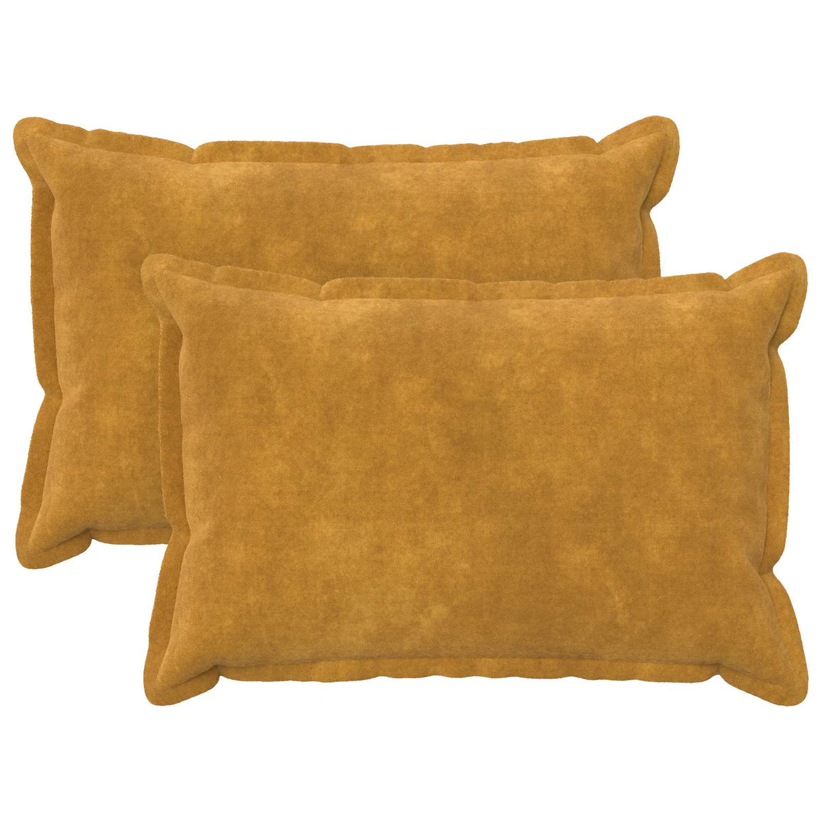 Κάλυμμα Μαξιλαριού 2 pcs HOUTEN Κίτρινο 50 x 70 cm