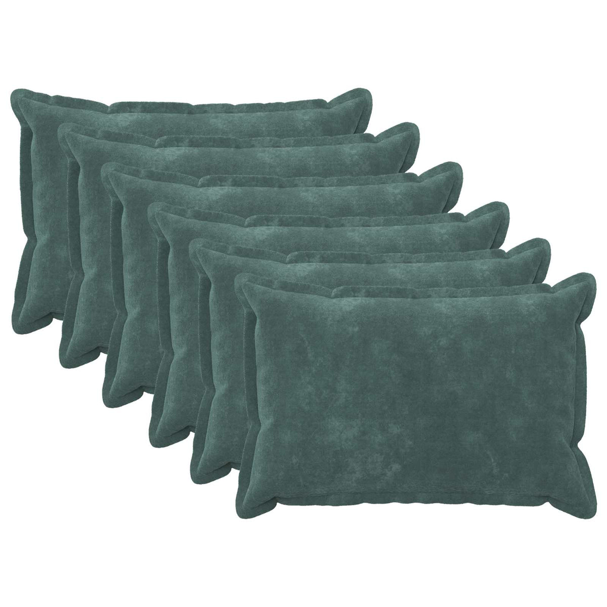 Κάλυμμα Μαξιλαριού 6 pcs HOUTEN Θαλασσί 50 x 70 cm - Pakobazaar