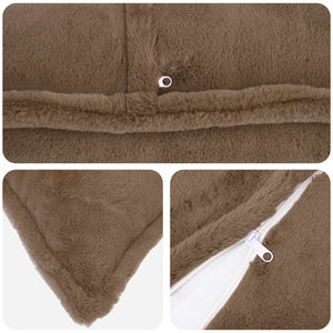 Κάλυμμα Μαξιλαριού 2 τμχ. HOUTEN Ανοιχτό καφέ 50 x 70 cm - Pakobazaar