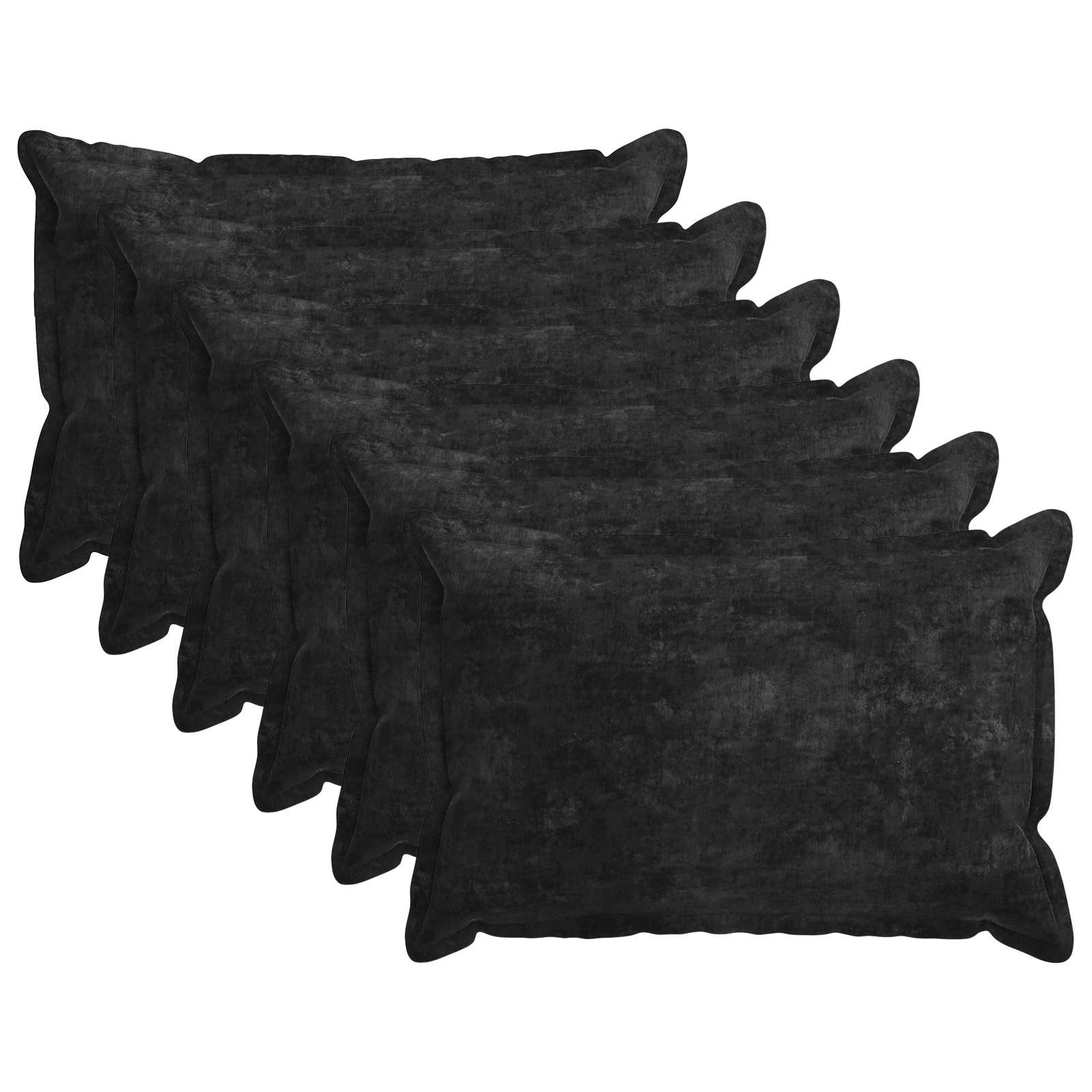 Κάλυμμα Μαξιλαριού 6 τμχ. HOUTEN Ανθρακί 50 x 75 cm